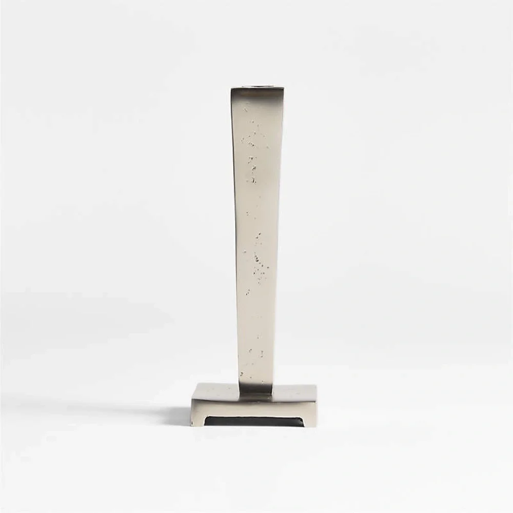 CRATE&BARREL X ATHENA CALDERONE NWT la linge metal candlestick taper holder